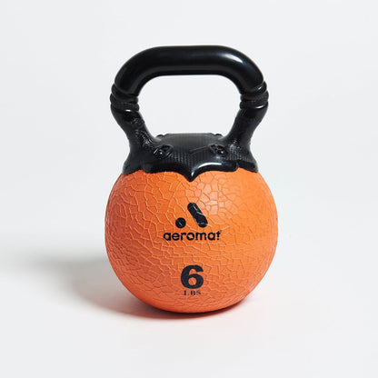 AEROMAT Elite Kettlebell Medicine Ball Blue 18 lbs