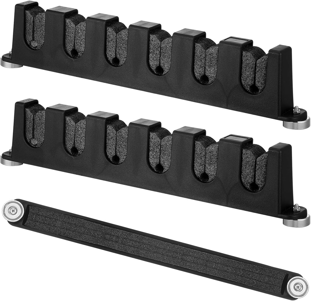 2 Pcs Magnetic Fishing Rod Holder for Car Fishing Pole Rack Vertical Rod Storage Holders for Truck Bed Boat Wall Garage Door