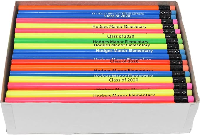 Pencil Guy Neon Round Pencils, 1000 per box
