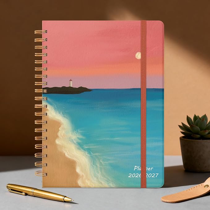 Planner 2026-2027 Weekly & Monthly Academic Planner, 7.4" x 10.2"