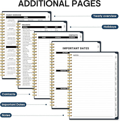 Academic Planner 2026-2027, Jul 2026-Jun 2027 Monthly & Weekly Planner