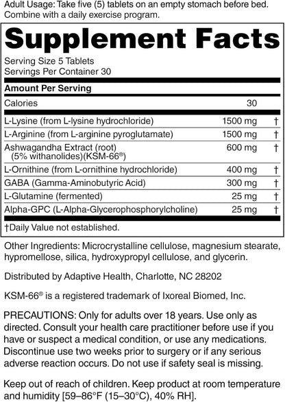 Nugenix GH-Boost - Advanced HGH Boosting Supplement for Men – Support Energy, Endurance, Sleep, with KSM-66, GABA, Arginine, Glutamine, Ashwagandha, 150ct