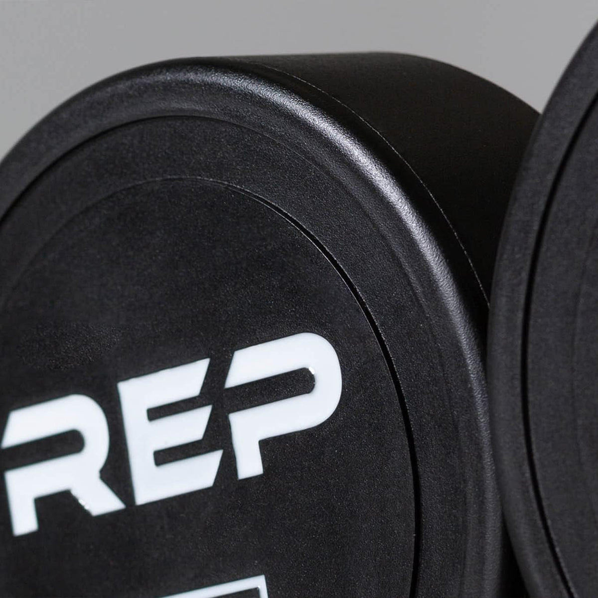 REP Fitness Urethane Coated Round Dumbbells, 5 to 100 lbs, Singles or Pairs, With or Without Rack, Steel Core, Rubber Encased, Chrome Handles, Professional Weights for Home Gym Strength Training