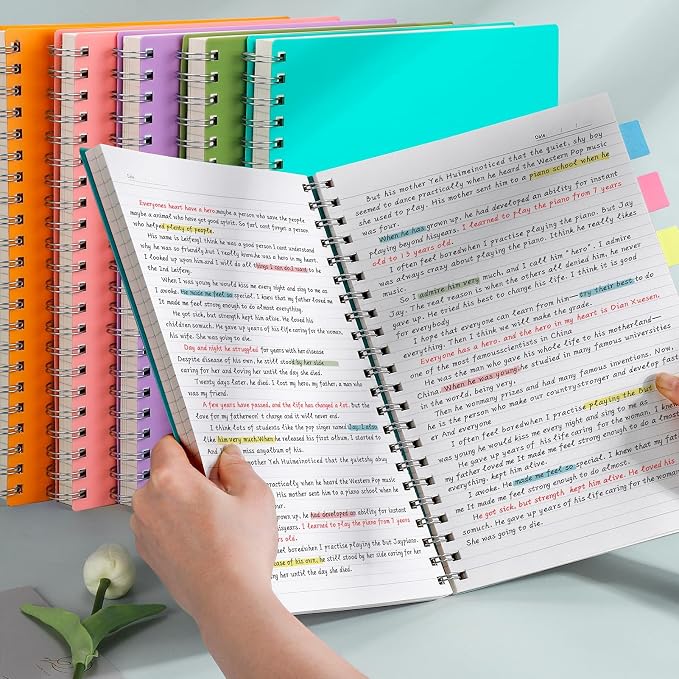 AHGXG Lined Journal Notebook, 300 Pages, A4 (8.5" x 11")