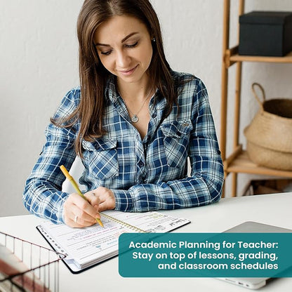 Academic Planner 2026-2027, Jul 2026-Jun 2027 Monthly & Weekly Planner