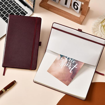 Dotted Journal/Notebook - Dot Grid Hard Cover Notebook, 5.3'' x 8.26''