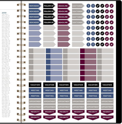 AT-A-GLANCE 2027 Planner, Weekly & Monthly, 8.5" x 11", Signature Lite, Black (YP905L0527)