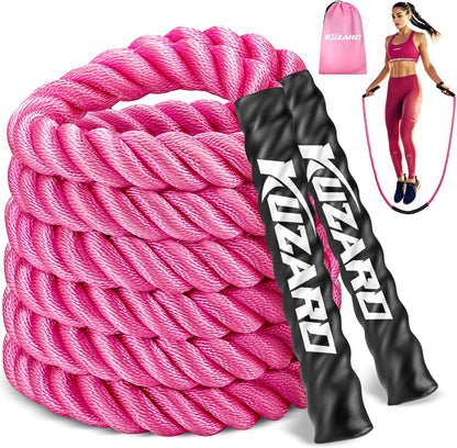 Jump Rope, Weighted Jump Rope for Women, Heavy Jump Ropes for Fitness, Home Gym Exercise Equipment, Adult Skipping Rope for Improve Strength, Weight Loss, Boxing Training,Total Body Workout Equipment