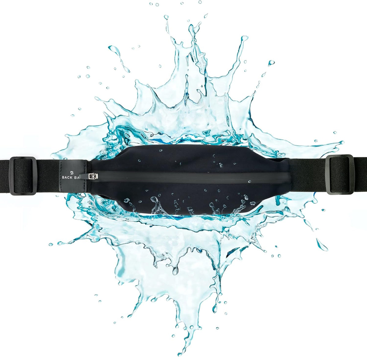 Back Bay Slim Running Belt for Women & Men [Fits ALL Phones], Runners Fanny Pack for Men, Money Belt, Running Gear Gift, Waist Bag Workout Gear, iPhone Runner's Phone Holder Waist Pack