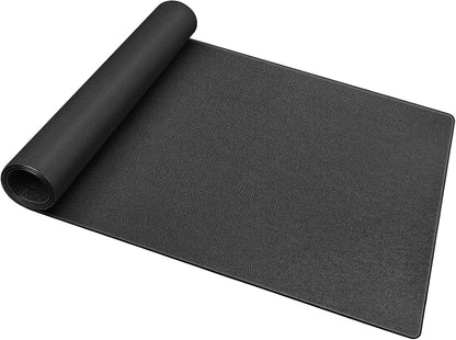 Treadmill Mat, 5'x2.5'/5.6'x2'/6.5'x3'/8'x3',6mm Thickness Exercise Equipment Mat for Carpet Hardwood Floors, Compatible with Walking Pad,Spin Bike,Elliptical Trainer,Rowing Machine