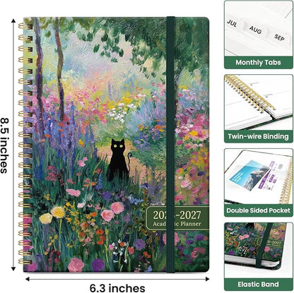 Planner 2026-2027, Monthly & Weekly Jul 2026-Jun 2027 Planner Calendar