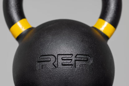 REP Fitness Single Kettlebells 5lb to 50lb Range, Cast Iron, Strength Training, Adjustable Weight, Power Workout Equipment, Home Gym, Free Weights, Dumbbell Alternative, Exercise, Men, Women