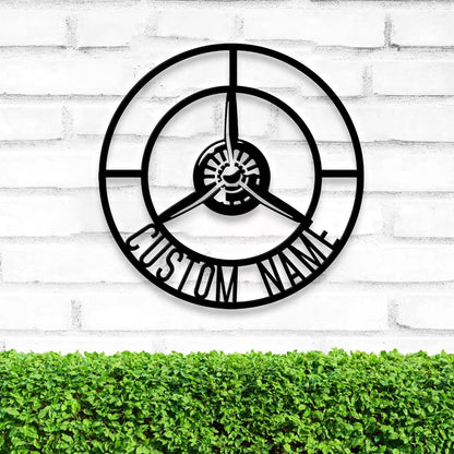Personalized Pilot Metal Sign, LED Light Pilot Metal Wall Art, Custom Pilot Name Sign, Christmas Gift, Decoration Airforce, Xmas Gifts