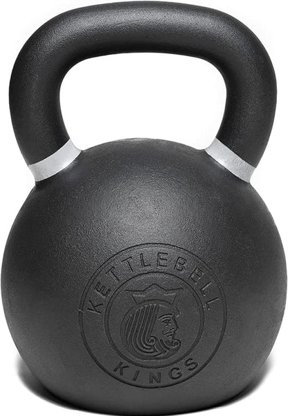 Kettlebell Kings Powder Coated Kettlebell Weights - 9-97 lb Strength Training Kettlebells for Men and Women - Hand Weights Workout Gym Equipment - Weights Set for Home Gym- New