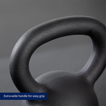 Titan Fitness Cast Iron Kettlebell, Single Piece Casting, KG and LB Markings, Full Body Workout