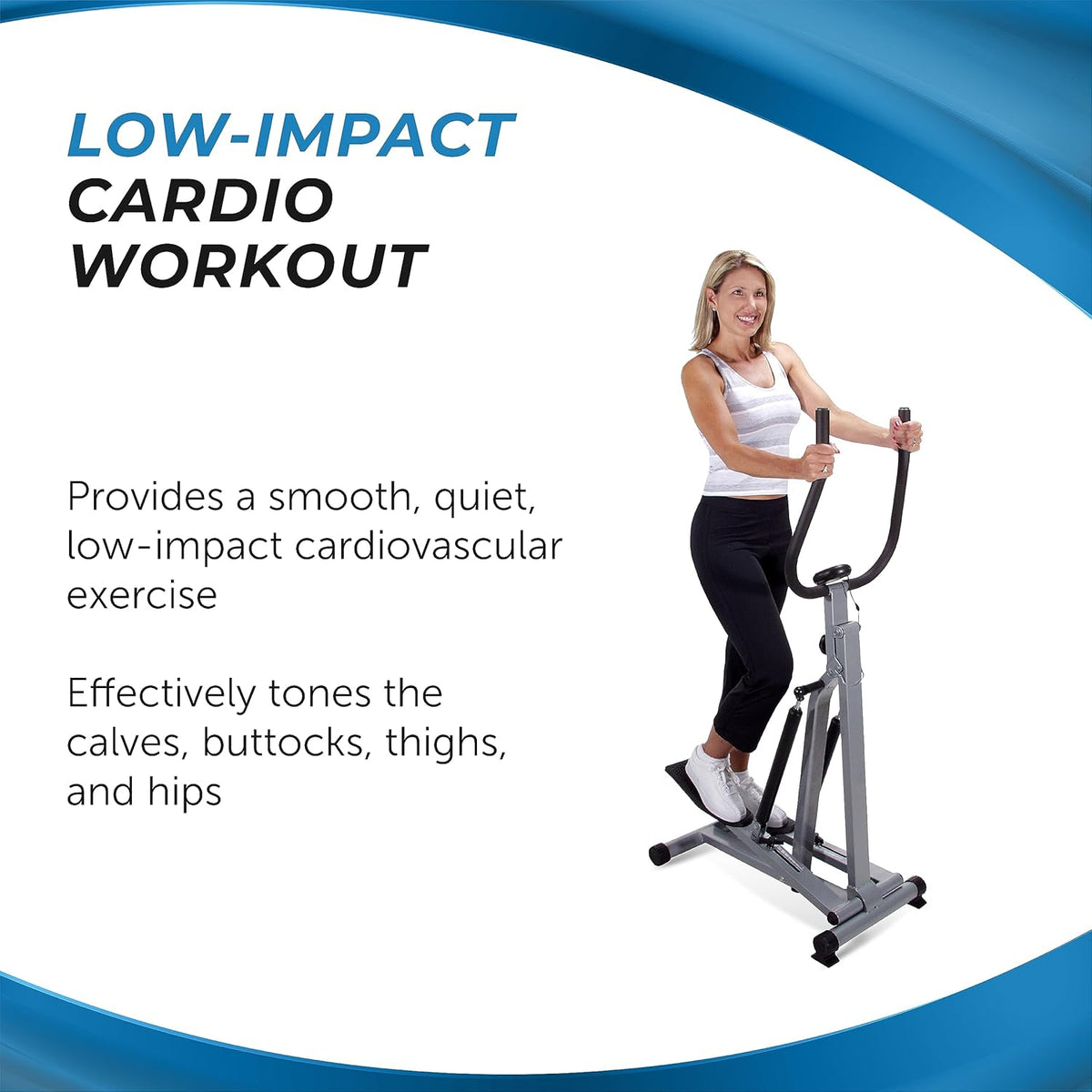 Stamina Products Folding Stepper with Monitor