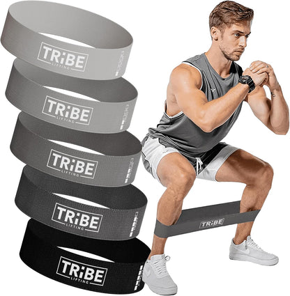 Fabric Resistance Bands for Working Out - Booty Bands for Women and Men - Exercise Bands Resistance Bands Set - Workout Bands Resistance Bands for Legs - Fitness Bands