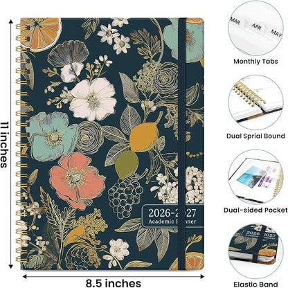 ZOTIA Planner 2026-2027 Weekly & Monthly Calendar Planner Jul 2026-Jun 2027