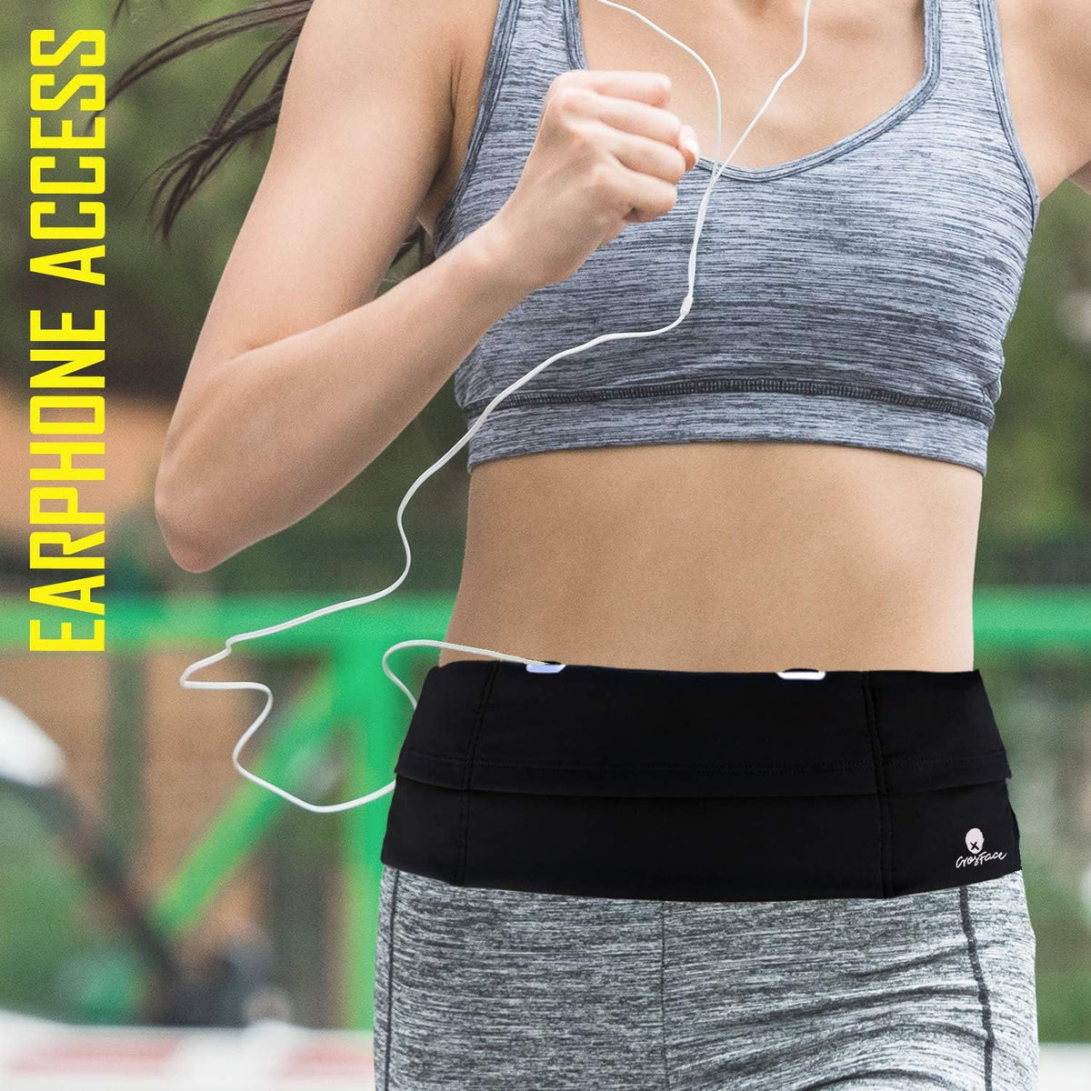 Universal One Size Waist Pack, Black, Water Resistant, Secure Pockets, Comfortable Design