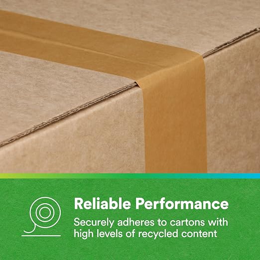 3M Scotch Performance Paper Box Sealing Tape 570, 1.9 in x 55 yd, 1 Roll