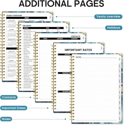 Planner 2026-2027, Monthly & Weekly Jul 2026-Jun 2027 Planner Calendar