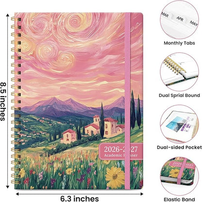 ZOTIA Planner 2026-2027 Weekly & Monthly Calendar Planner Jul 2026-Jun 2027