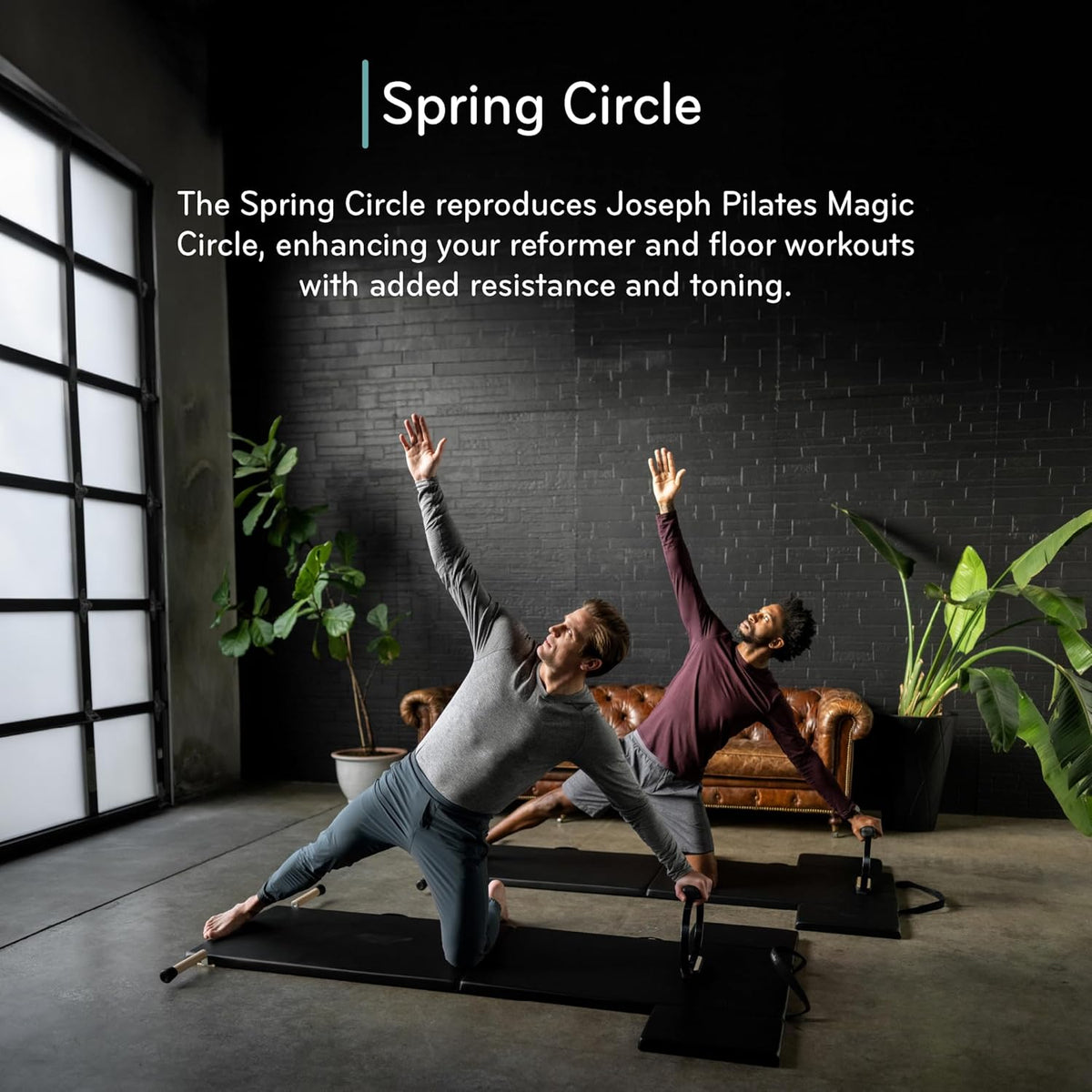 Balanced Body Spring Circle, Workout Ring, Pilates Reformer Accessory, Pilates Equipment for Home Gym or Pilates Studio Use