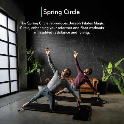 Balanced Body Spring Circle, Workout Ring, Pilates Reformer Accessory, Pilates Equipment for Home Gym or Pilates Studio Use