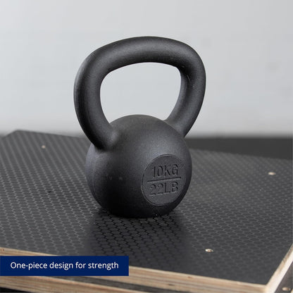 Titan Fitness Cast Iron Kettlebell, Single Piece Casting, KG and LB Markings, Full Body Workout