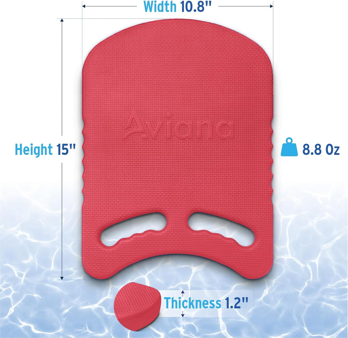 Junior Kickboard Buoy for Youth Children & Toddlers Swimming Aid & Exercise Training Board for Kids to Learn to Swim with Kick Boards in Pool BPA Free