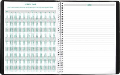Brownline® 2027 EcoLogix® Monthly Planner, 14 Months, December 2026 to January 2028, Twin-Wire Binding, 11" x 8.5", Black (CB435W.BLK)