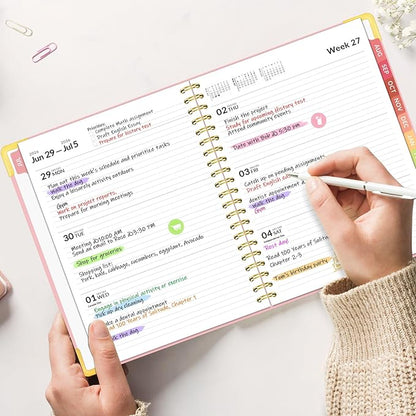 Forvencer Academic Planner 2026-2027, Calendar Jul 2026-Jun 2027, 6" x 8"