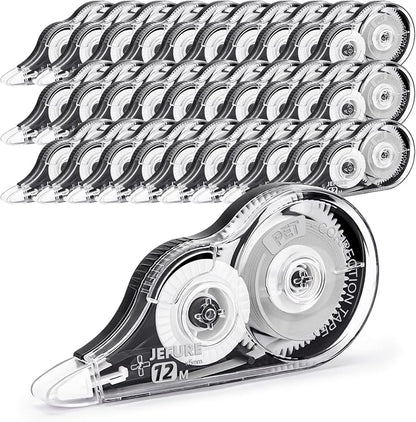 30 Pcs Correction Tape, 39.37 Ft, Tear-Resistant, 0.2 in Width