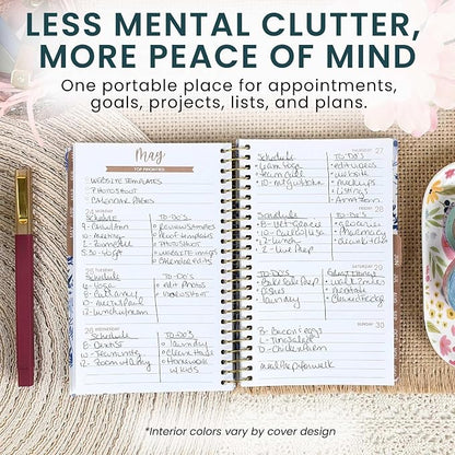 bloom daily planners 2027 Pocket Planner (January 2027 - December 2027) - 4” x 6” MINI Weekly Monthly Agenda Organizer & Calendar Year Book - Blooming Wildly