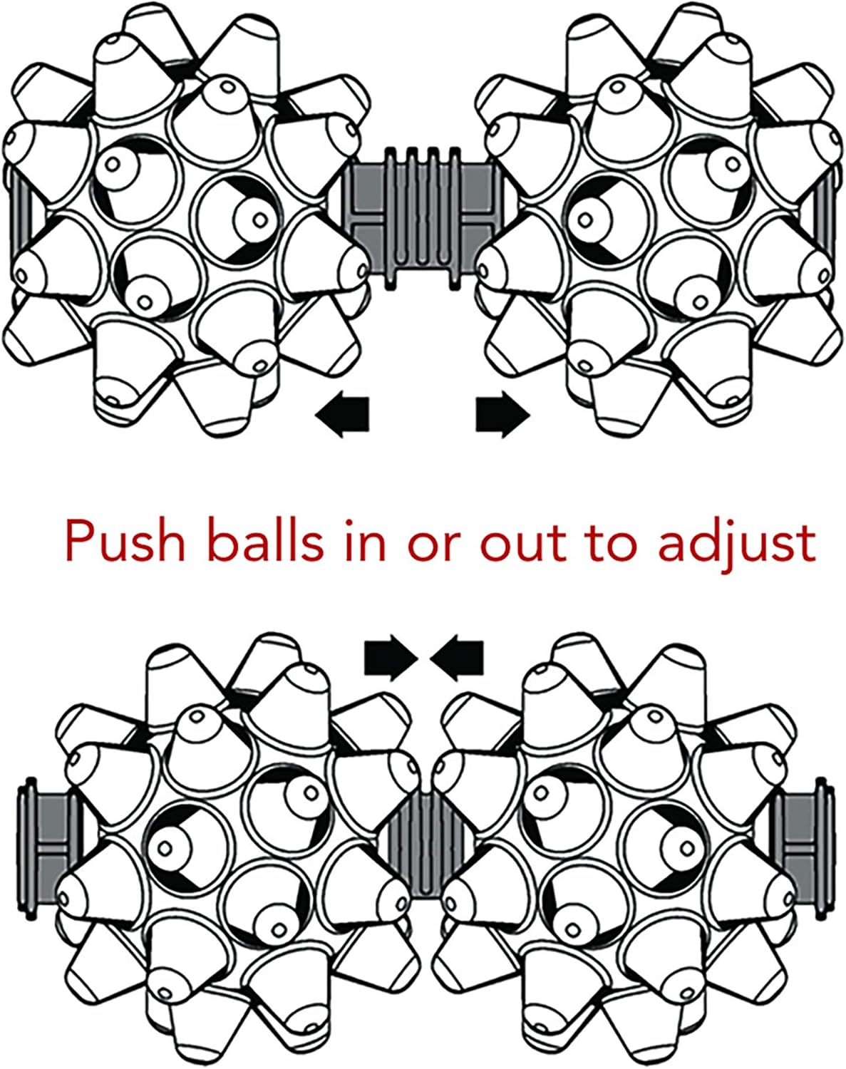 RumbleRoller Beastie Xtra Firm Adjustable Peanut