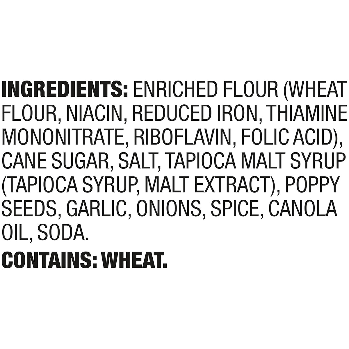 Snack Factory Everything Pretzel Crisps, Non-GMO, 7.2 OZ Resealable Bag
