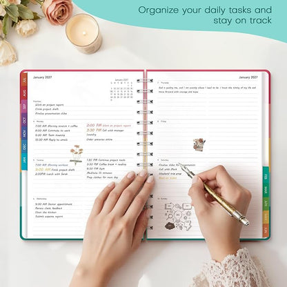 Planner 2026-2027 Weekly & Monthly Academic Planner, 6" x 8.3"