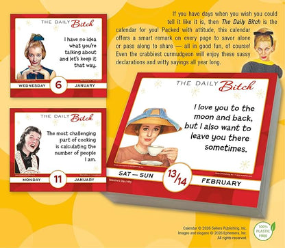 The Daily B 2027 Daily Desk Calendar: Boxed Page-a-Day Humor Calendar with Sarcastic Quotes, Bold Attitude & Snarky Sayings