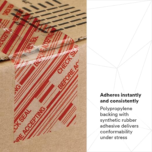 3M Scotch Security Message Box Sealing Tape 3779, 72 mm x 100 m, 1 Roll