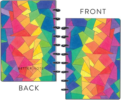 BetterNote COVER 8-Disc Planner Lightweight Durable SMALL Prism