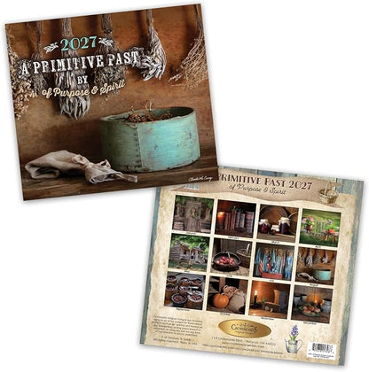 A Primitive Past (Of Purpose & Spirit) 2027 Wall Calendar, USA Printed, 13 x 23.5 Inches