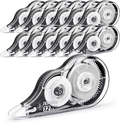 12 Pcs Correction Tape, 39.37 Ft White, 0.2 in Width