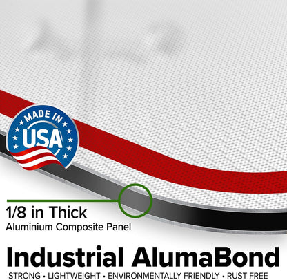 Custom Sign, Custom Sign for Business, Indoor/Outdoor use. 36x48 Inches, Reflective, Rust Free DiBound, Fade Resistant, Made in USA by My Sign Center (Header)