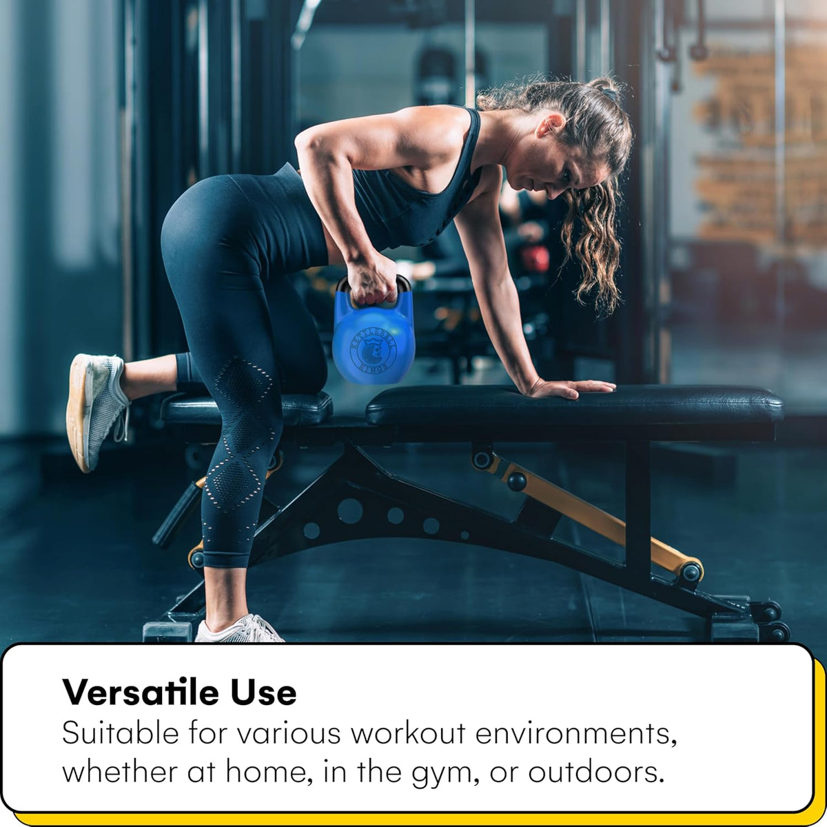 Kettlebell Kings Competition Kettlebells Weight (33mm handle) 4-32 KG | Hand weights Workout Gym Equipment & Strength training sets for Women & Men | Weights set for Home Gym