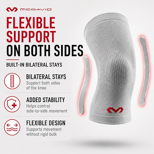 McDavid Infused Therapy Rayon Knit Knee Sleeve With Stays XL