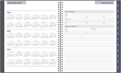 AT-A-GLANCE 2026 Planner, Weekly & Monthly, 8-1/2" x 11", Large, Spiral Bound, DayMinder, Gray (GC5450726)