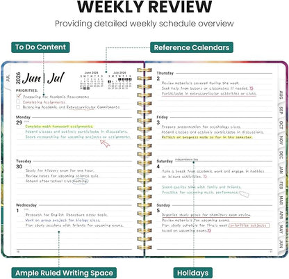 ZOTIA Planner 2026-2027 Weekly & Monthly Calendar Planner Jul 2026-Jun 2027