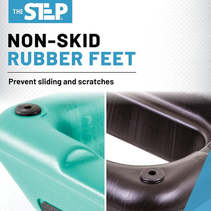 Freestyle STEP Exercise Step Platform, Circuit Size Stepper for Exercise at Home with 2 Risers