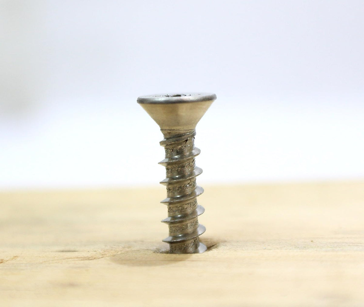 Bolt Dropper #8 X 1-1/2'' Stainless Steel Flat Head Phillips Wood Screw, (100 pc), 18-8 (304) Stainless Steel Sheet Metal Screws - Type A Point, Plain Finish