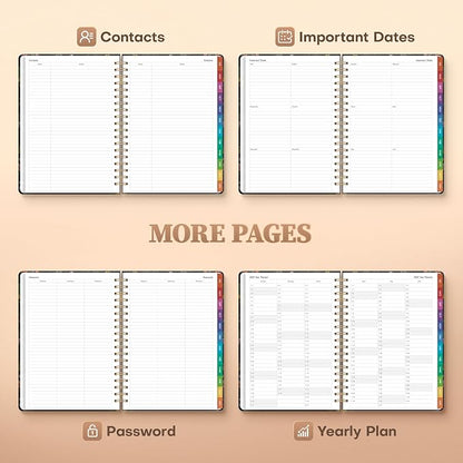 Planner 2026-2027 Weekly & Monthly Academic Planner, 7.4" x 10.2"